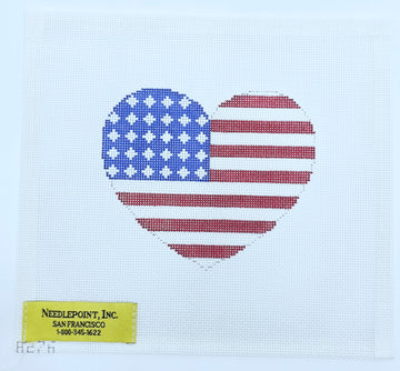 American Flag Heart