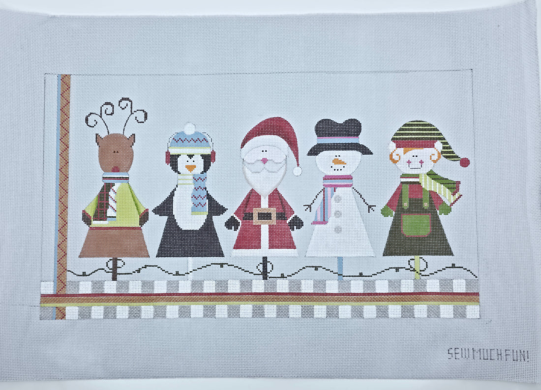 Christmas Friends with stitch guide