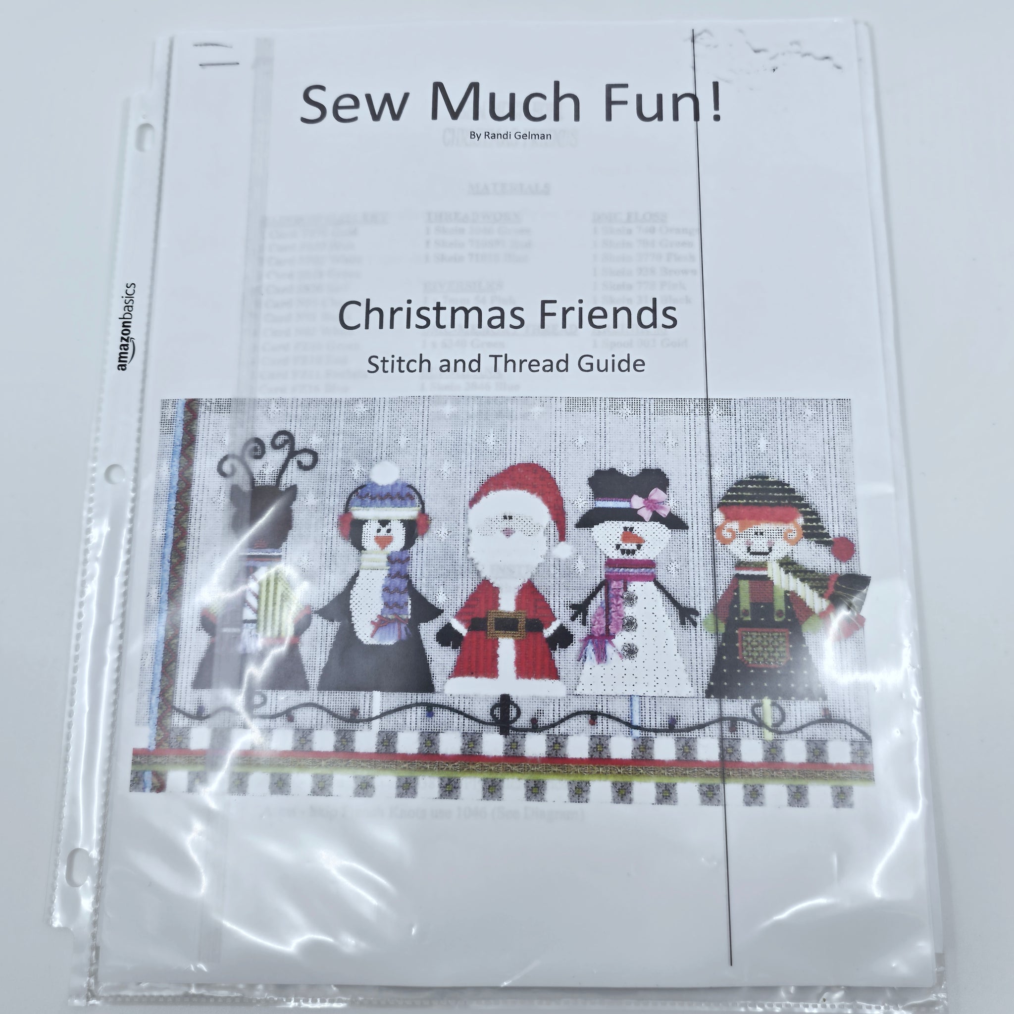 Christmas Friends with stitch guide