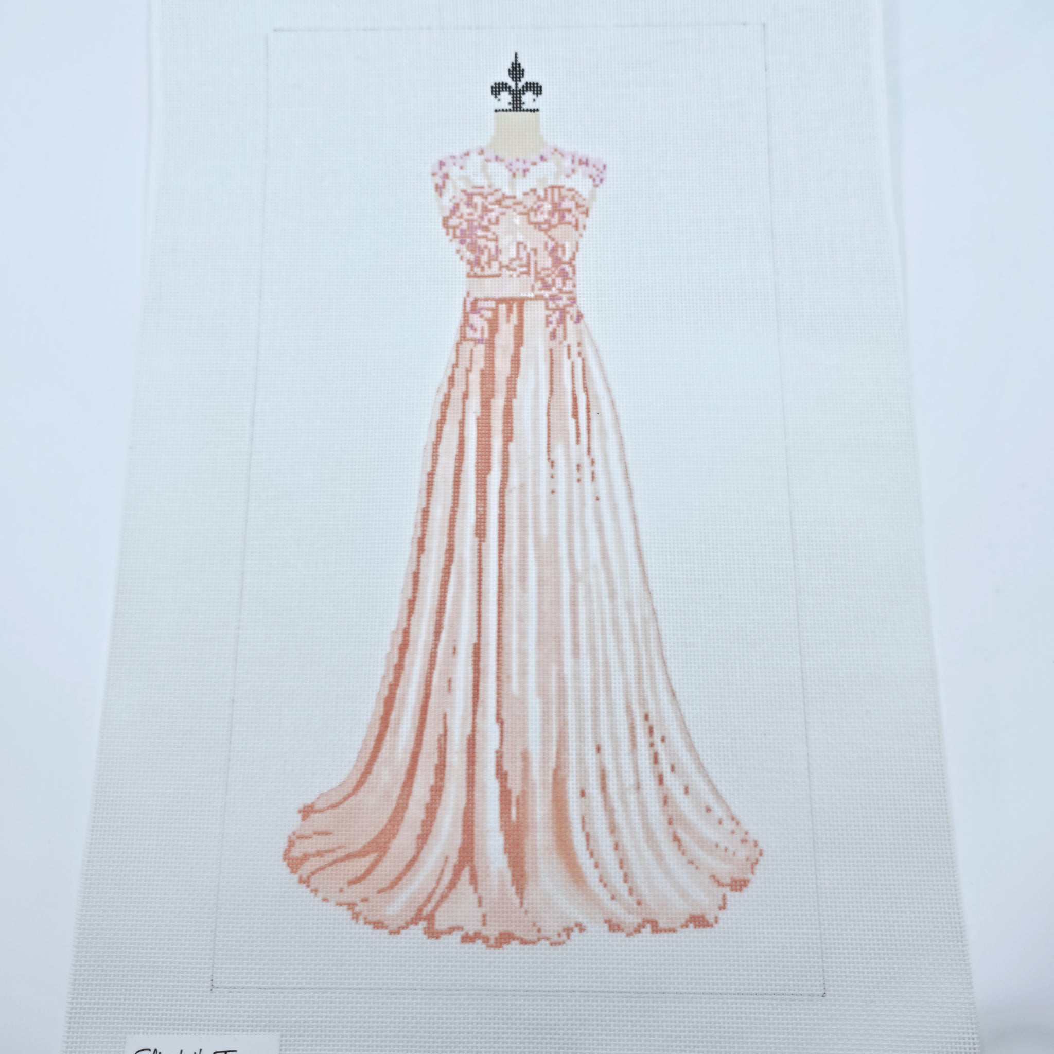 Peach Evening Gown