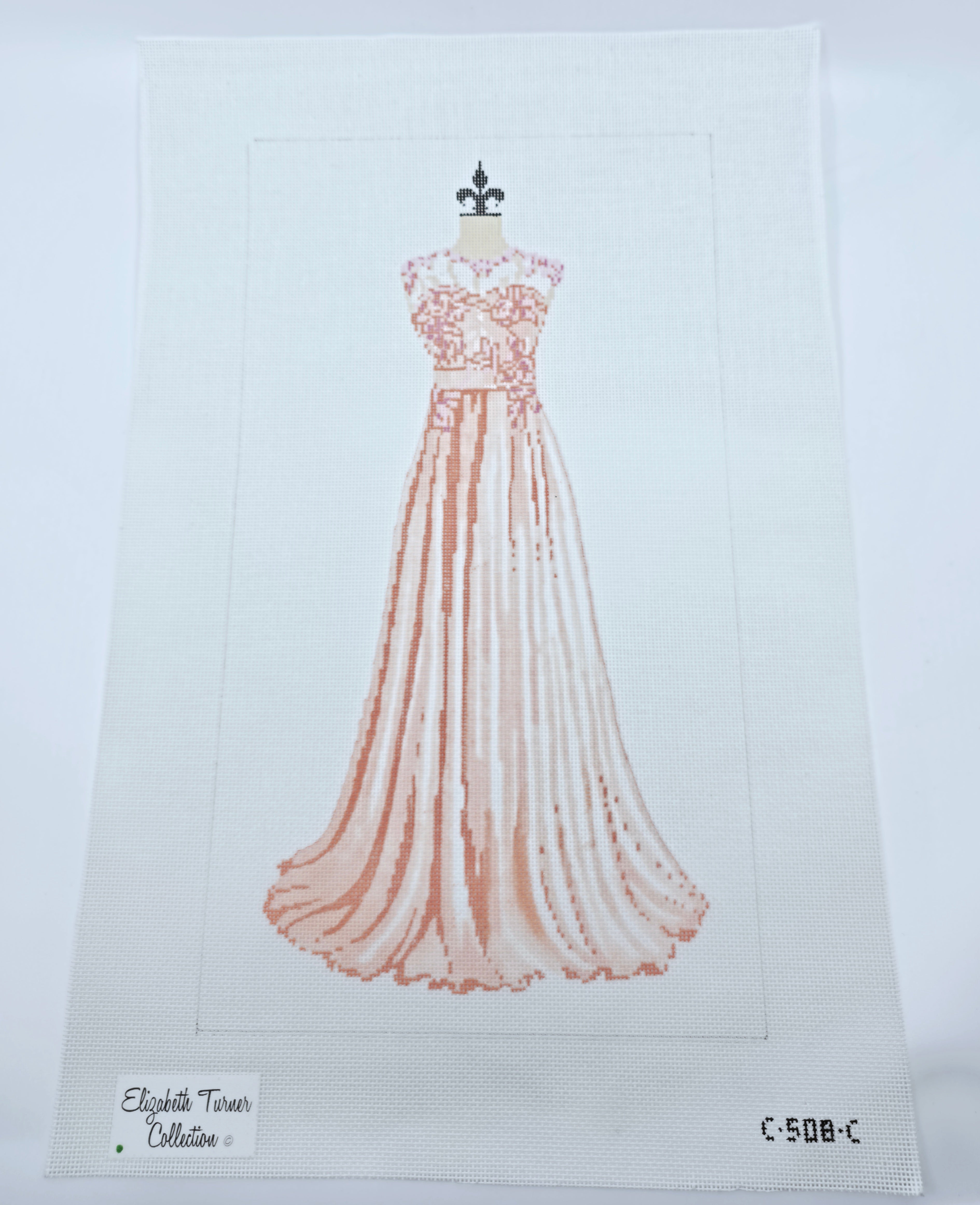 Peach Evening Gown
